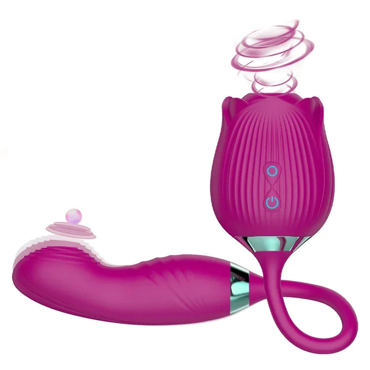 Rose Sucking Stimulator Purple