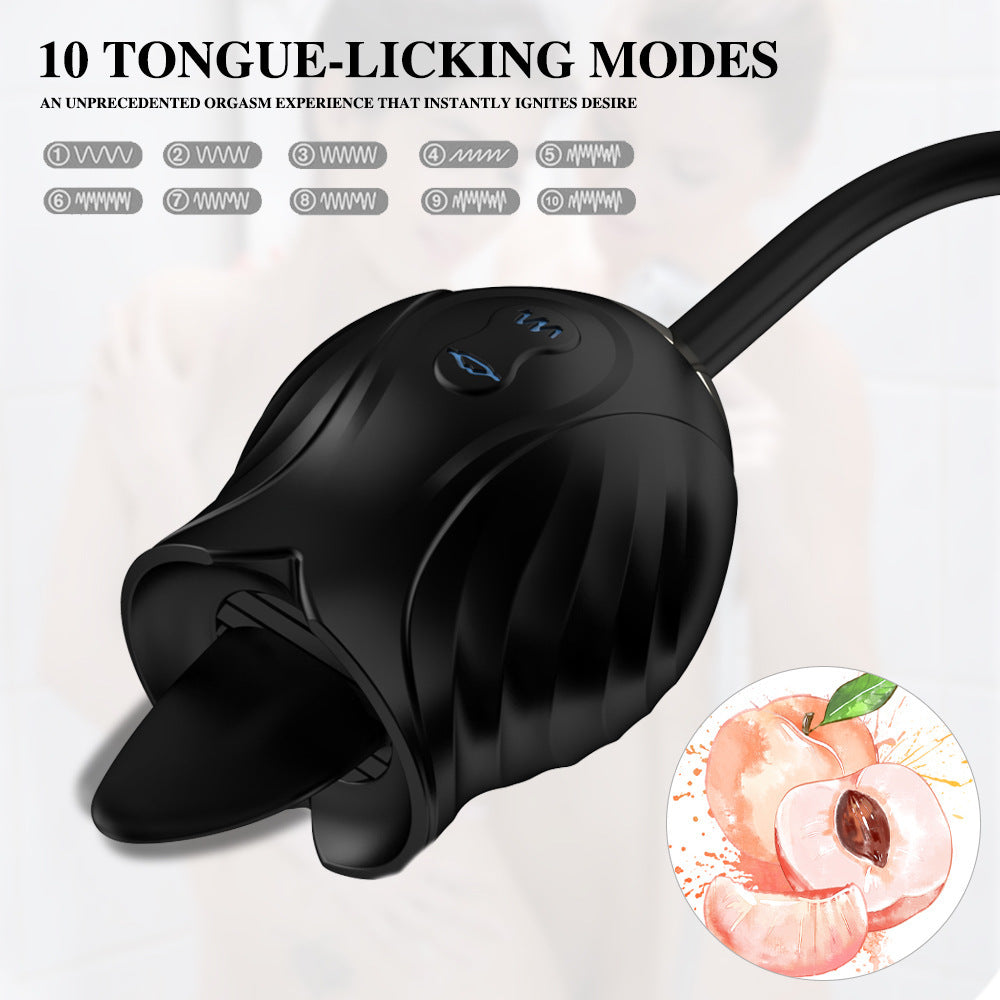 Rose Tongue Stimulation vibrators 10 Tongue Licking