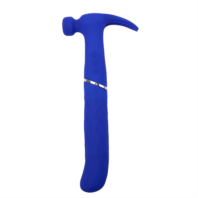 Hammer Thrusting Silicone Vibrating Curved Vibrator