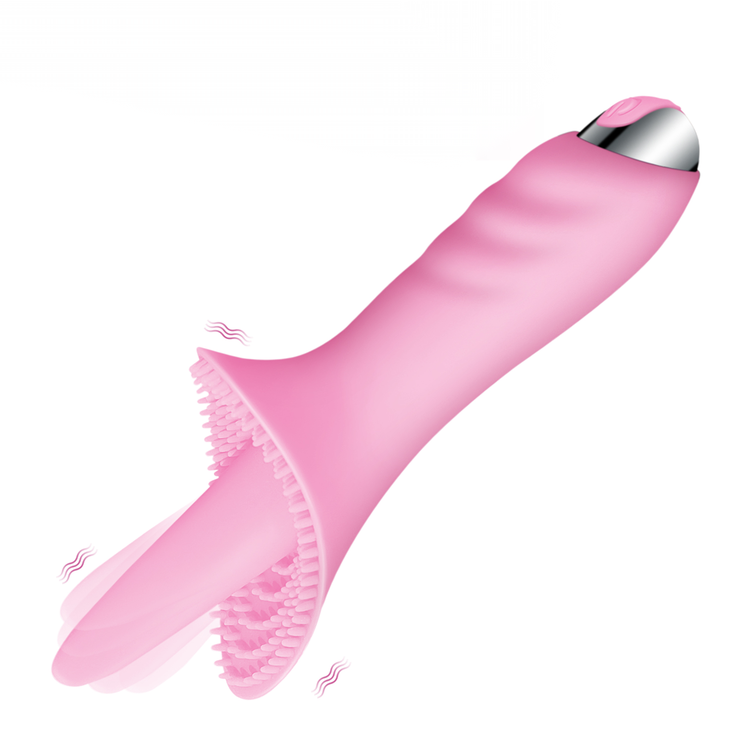Tongue Licking Vibrator Pink