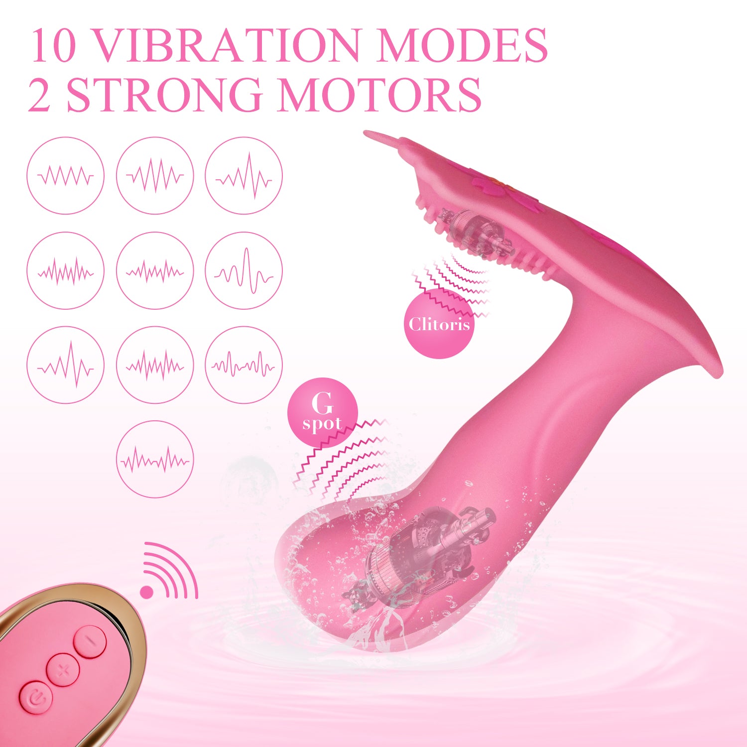 Remote Wearable Vibrator deatil