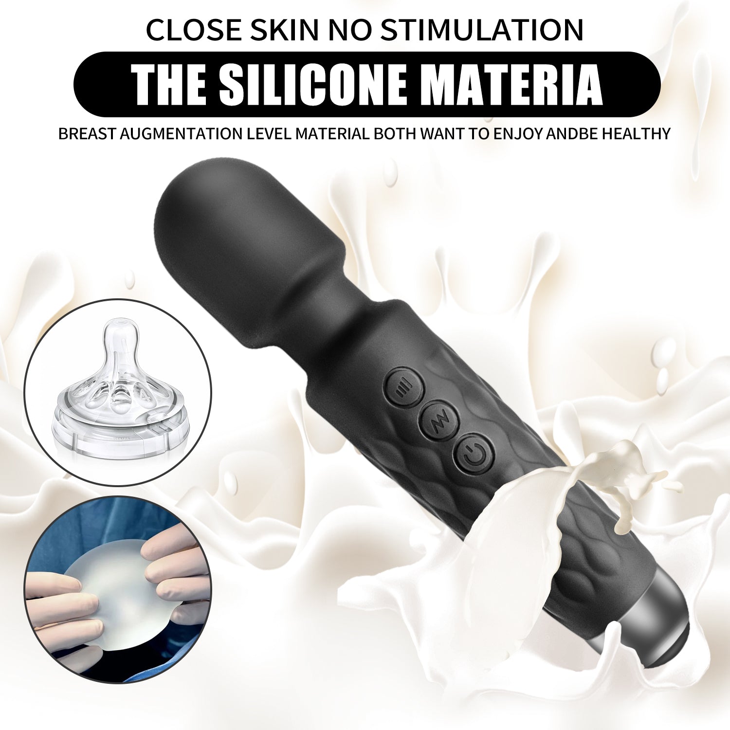 Silicone Wand Vibrator Safety Material