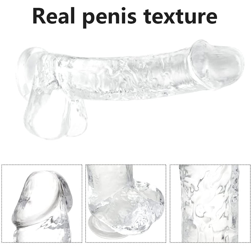 7.1 inch Soft Realistic Dildo with Suction Cup