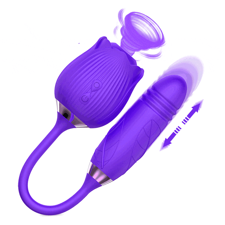 Rose Vibrator Purple